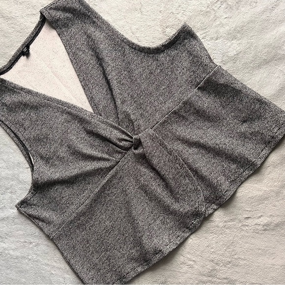 J. Crew 365 Boucle Twist Front Sleeveless Shell Tank Top Office Career Plus Size - Picture 1 of 12